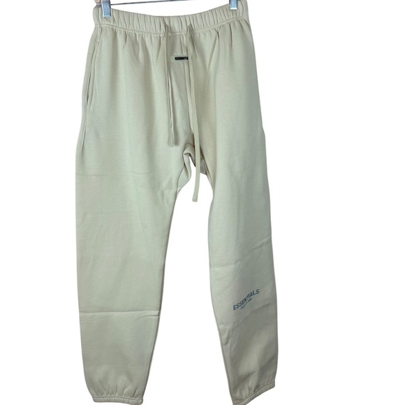 Fear of God Other - Fear of God Essentials Sweatpants Cream Tan Logo Joggers Mens Large NEW